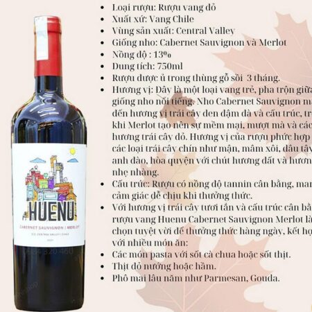 Huenu Cabernet - Merlot 13%