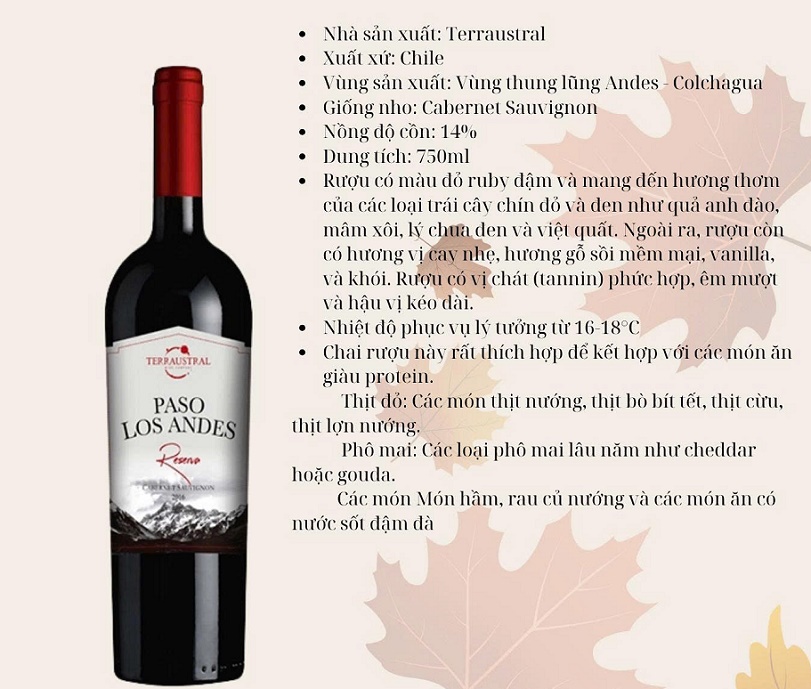 Paso Los Andes Reserva 14%