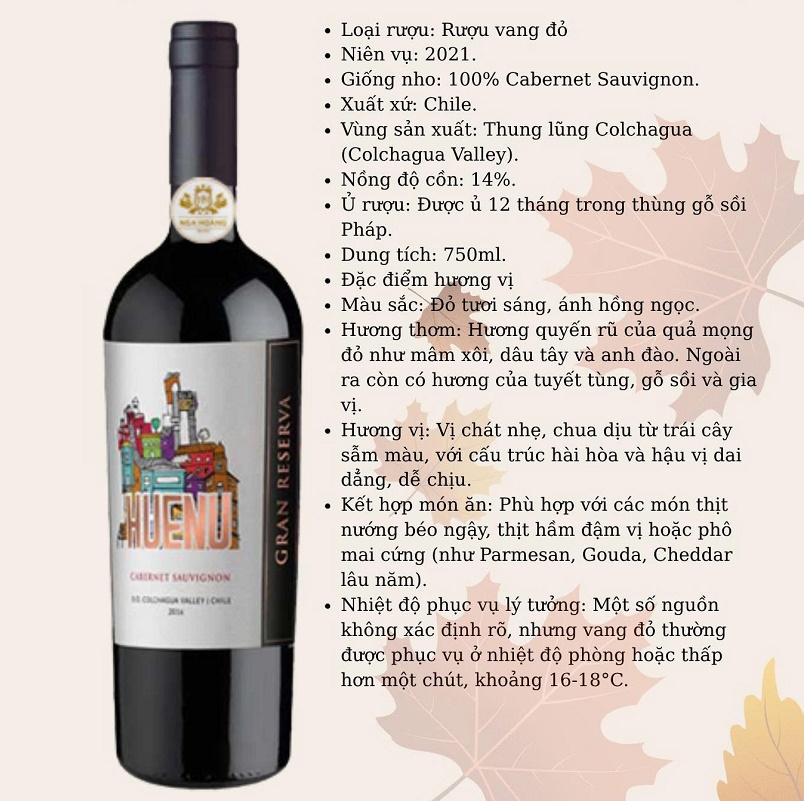 Huenu Gran Reserva Cabernet Sauvignon 14%